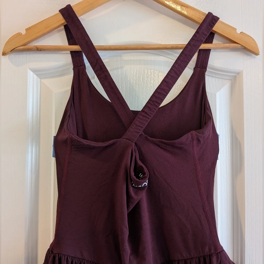 Imbodhi Bohdi Jumper Jumpsuit Burgundy Size Medium Minimalist Yoga Loungewear - Picture 10 of 14
